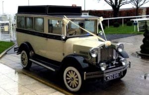 Vintage Wedding car Surrey